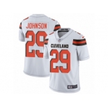 Men's Nike Cleveland Browns #29 Duke Johnson Vapor Untouchable Limited White NFL Jersey