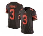 Men's Nike Cleveland Browns #3 Cody Parkey Limited Brown Rush NFL Jersey