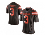 Men's Nike Cleveland Browns #3 Cody Parkey Limited Brown Team Color NFL Jersey