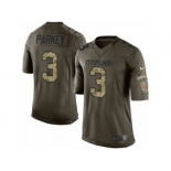 Men's Nike Cleveland Browns #3 Cody Parkey Limited Green Salute to Service NFL Jersey