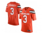 Men's Nike Cleveland Browns #3 Cody Parkey Limited Orange Alternate NFL Jersey