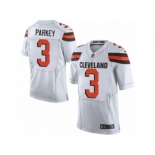 Men's Nike Cleveland Browns #3 Cody Parkey Limited White NFL Jersey