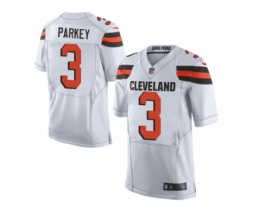 Men's Nike Cleveland Browns #3 Cody Parkey Limited White NFL Jersey