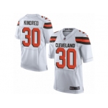 Men's Nike Cleveland Browns #30 Derrick Kindred Limited White NFL Jersey