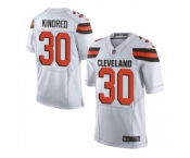 Men's Nike Cleveland Browns #30 Derrick Kindred Limited White NFL Jersey