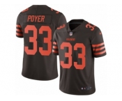 Men's Nike Cleveland Browns #33 Jordan Poyer Limited Brown Rush NFL Jersey