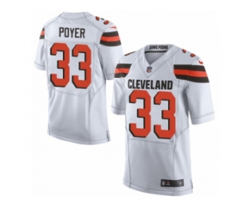 Men's Nike Cleveland Browns #33 Jordan Poyer Limited White NFL Jersey