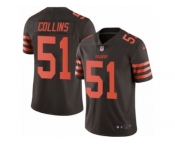 Men's Nike Cleveland Browns #51 Jamie Collins Limited Brown Rush NFL Jersey