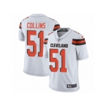 Men's Nike Cleveland Browns #51 Jamie Collins Vapor Untouchable Limited White NFL Jersey