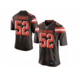 Men's Nike Cleveland Browns #52 Corey Lemonier Limited Brown Team Color NFL Jersey