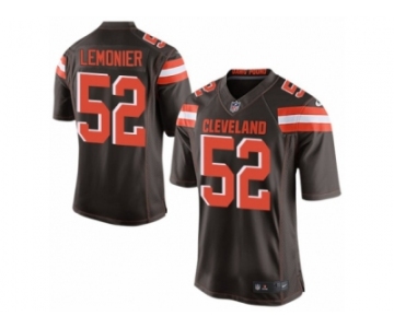 Men's Nike Cleveland Browns #52 Corey Lemonier Limited Brown Team Color NFL Jersey