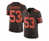 Men's Nike Cleveland Browns #53 Joe Schobert Limited Brown Rush NFL Jersey