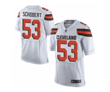 Men's Nike Cleveland Browns #53 Joe Schobert Limited White NFL Jersey