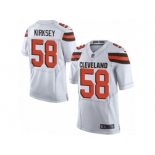 Men's Nike Cleveland Browns #58 Chris Kirksey Limited White NFL Jersey