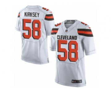 Men's Nike Cleveland Browns #58 Chris Kirksey Limited White NFL Jersey