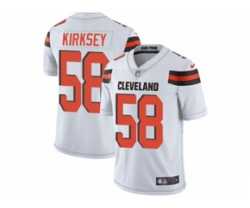 Men's Nike Cleveland Browns #58 Christian Kirksey Vapor Untouchable Limited White NFL Jersey