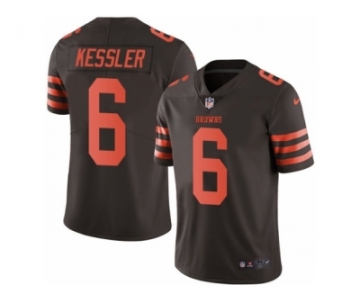 Men's Nike Cleveland Browns #6 Cody Kessler Limited Brown Rush NFL Jersey