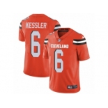 Men's Nike Cleveland Browns #6 Cody Kessler Vapor Untouchable Limited Orange Alternate NFL Jersey