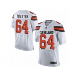 Men's Nike Cleveland Browns #64 JC Tretter Limited White NFL Jersey