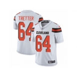 Men's Nike Cleveland Browns #64 JC Tretter Vapor Untouchable Limited White NFL Jersey