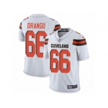 Men's Nike Cleveland Browns #66 Spencer Drango Vapor Untouchable Limited White NFL Jersey