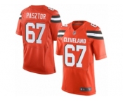 Men's Nike Cleveland Browns #67 Austin Pasztor Limited Orange Alternate NFL Jersey