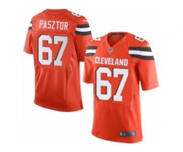 Men's Nike Cleveland Browns #67 Austin Pasztor Limited Orange Alternate NFL Jersey