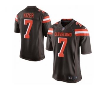 Men's Nike Cleveland Browns #7 DeShone Kizer Limited Brown Team Color NFL Jersey