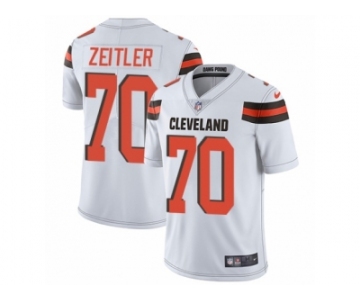 Men's Nike Cleveland Browns #70 Kevin Zeitler Vapor Untouchable Limited White NFL Jersey