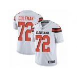 Men's Nike Cleveland Browns #72 Shon Coleman Vapor Untouchable Limited White NFL Jersey