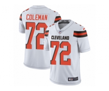 Men's Nike Cleveland Browns #72 Shon Coleman Vapor Untouchable Limited White NFL Jersey