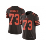 Men's Nike Cleveland Browns #73 Joe Thomas Limited Brown Rush NFL Jersey