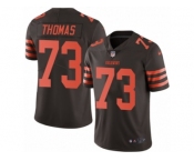 Men's Nike Cleveland Browns #73 Joe Thomas Limited Brown Rush NFL Jersey