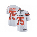 Men's Nike Cleveland Browns #75 Joel Bitonio Vapor Untouchable Limited White NFL Jersey