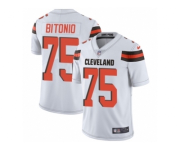 Men's Nike Cleveland Browns #75 Joel Bitonio Vapor Untouchable Limited White NFL Jersey