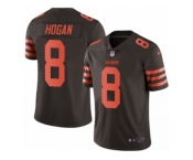 Men's Nike Cleveland Browns #8 Kevin Hogan Limited Brown Rush NFL Jersey