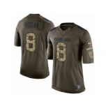 Men's Nike Cleveland Browns #8 Kevin Hogan Limited Green Salute to Service NFL Jersey