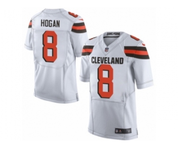 Men's Nike Cleveland Browns #8 Kevin Hogan Limited White NFL Jersey