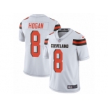 Men's Nike Cleveland Browns #8 Kevin Hogan Vapor Untouchable Limited White NFL Jersey