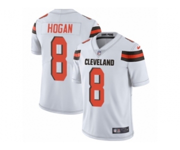 Men's Nike Cleveland Browns #8 Kevin Hogan Vapor Untouchable Limited White NFL Jersey