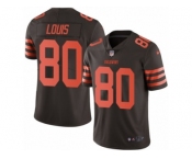 Men's Nike Cleveland Browns #80 Ricardo Louis Limited Brown Rush NFL Jersey