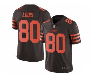 Men's Nike Cleveland Browns #80 Ricardo Louis Limited Brown Rush NFL Jersey