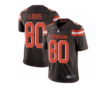 Men's Nike Cleveland Browns #80 Ricardo Louis Vapor Untouchable Limited Brown Team Color NFL Jersey