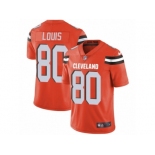 Men's Nike Cleveland Browns #80 Ricardo Louis Vapor Untouchable Limited Orange Alternate NFL Jersey