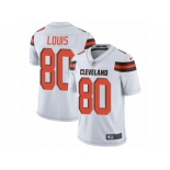 Men's Nike Cleveland Browns #80 Ricardo Louis Vapor Untouchable Limited White NFL Jersey