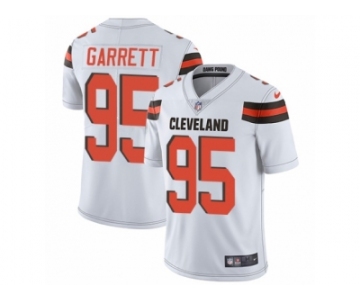 Men's Nike Cleveland Browns #95 Myles Garrett Vapor Untouchable Limited White NFL Jersey