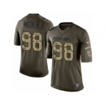 Men's Nike Cleveland Browns #98 Jamie Meder Limited Green Salute to Service NFL Jersey