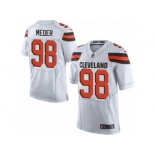 Men's Nike Cleveland Browns #98 Jamie Meder Limited White NFL Jersey