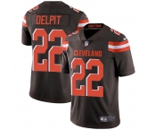 Nike Browns #22 Grant Delpit Brown Team Color Men's Stitched NFL Vapor Untouchable Limited Jersey