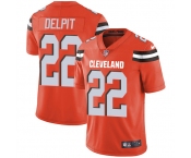 Nike Browns #22 Grant Delpit Orange Alternate Men's Stitched NFL Vapor Untouchable Limited Jersey